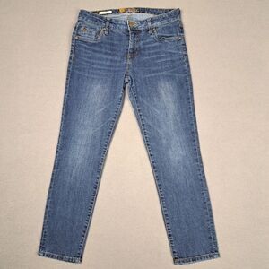Kut From The Kloth Jeans Women's 2 *Fits 6* Blue Katy Ankle Straight Leg Stretch